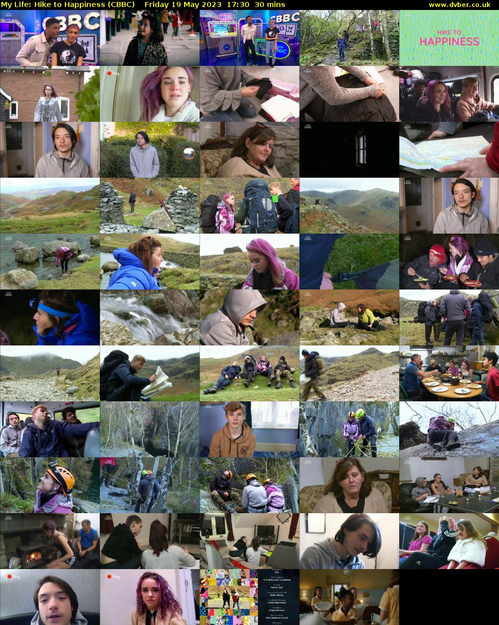 My Life: Hike To Happiness (CBBC) Friday 19 May 2023 17:30 - 18:00