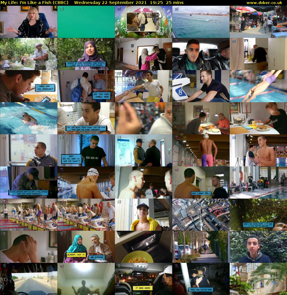 My Life: I'm Like a Fish (CBBC) Wednesday 22 September 2021 19:25 - 19:50