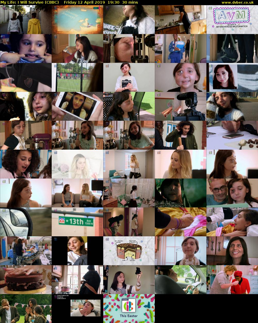 My Life: I Will Survive (CBBC) Friday 12 April 2019 19:30 - 20:00
