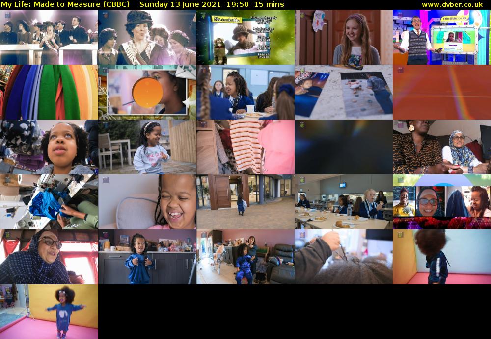 My Life: Made to Measure (CBBC) Sunday 13 June 2021 19:50 - 20:05