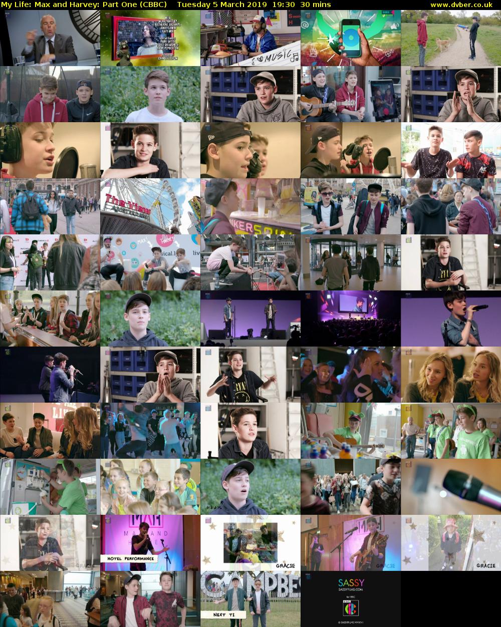 My Life: Max and Harvey: Part One (CBBC) Tuesday 5 March 2019 19:30 - 20:00