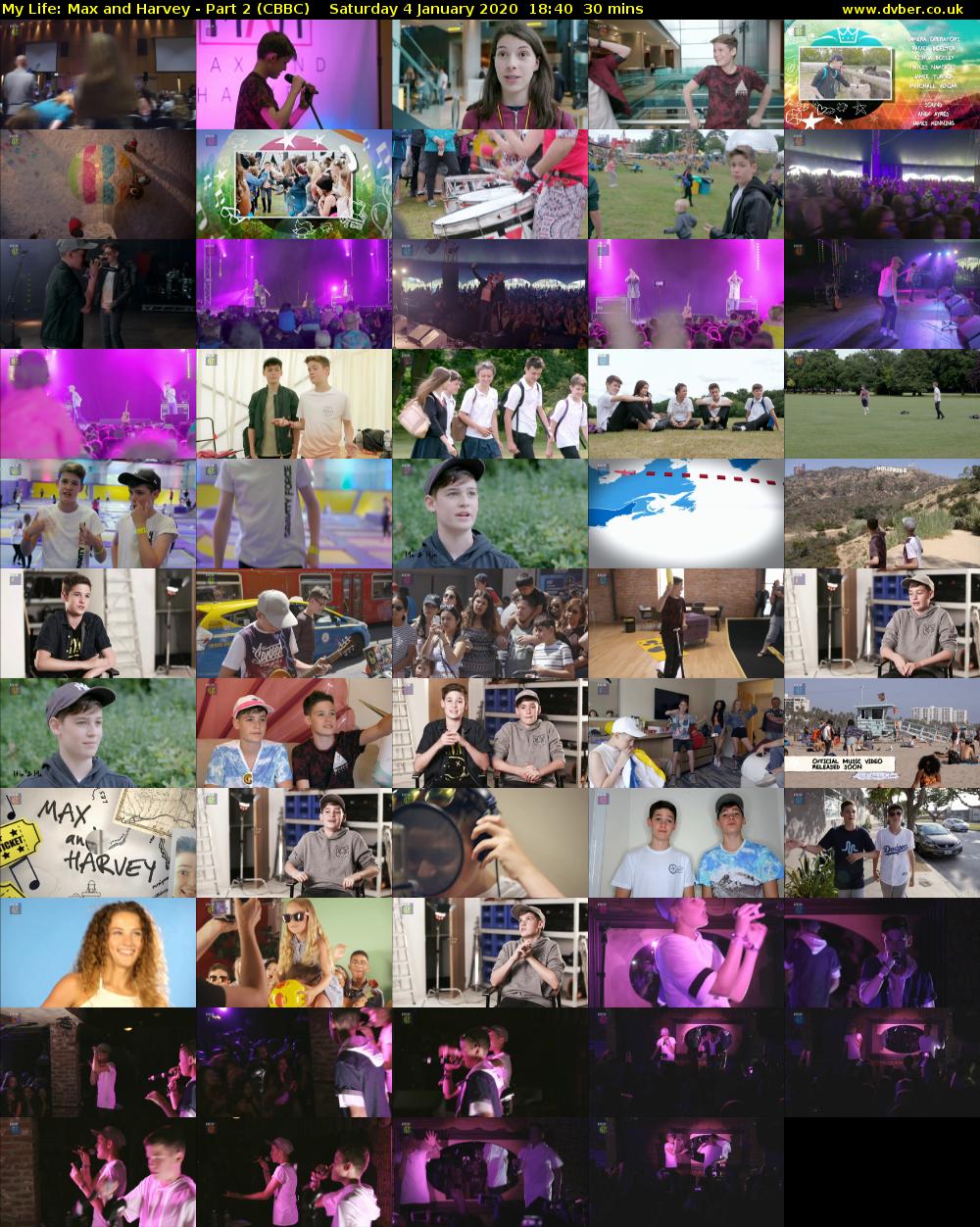 My Life: Max and Harvey - Part 2 (CBBC) Saturday 4 January 2020 18:40 - 19:10