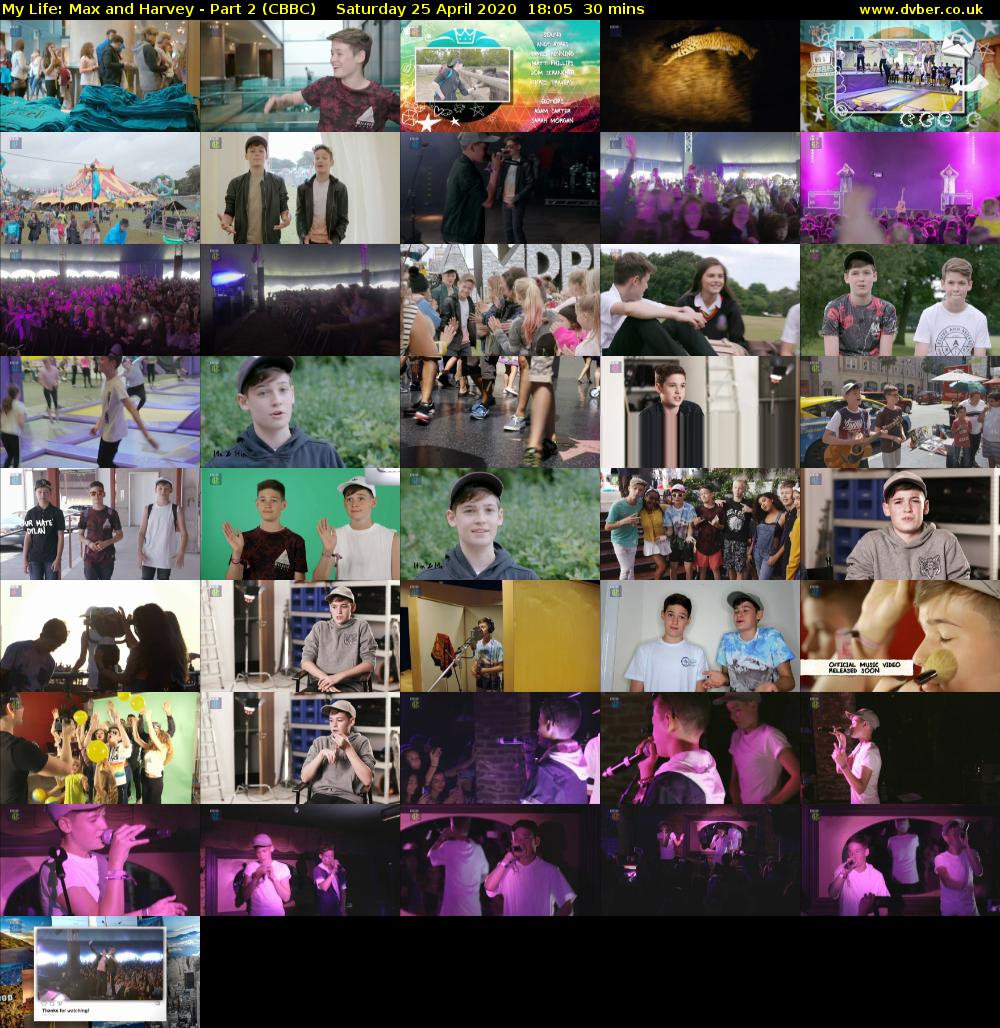 My Life: Max and Harvey - Part 2 (CBBC) Saturday 25 April 2020 18:05 - 18:35