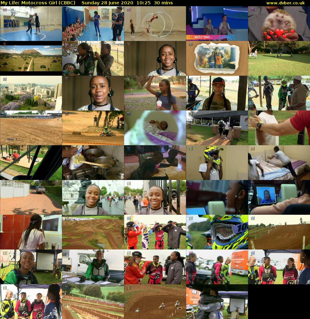 My Life: Motocross Girl (CBBC) Sunday 28 June 2020 10:25 - 10:55
