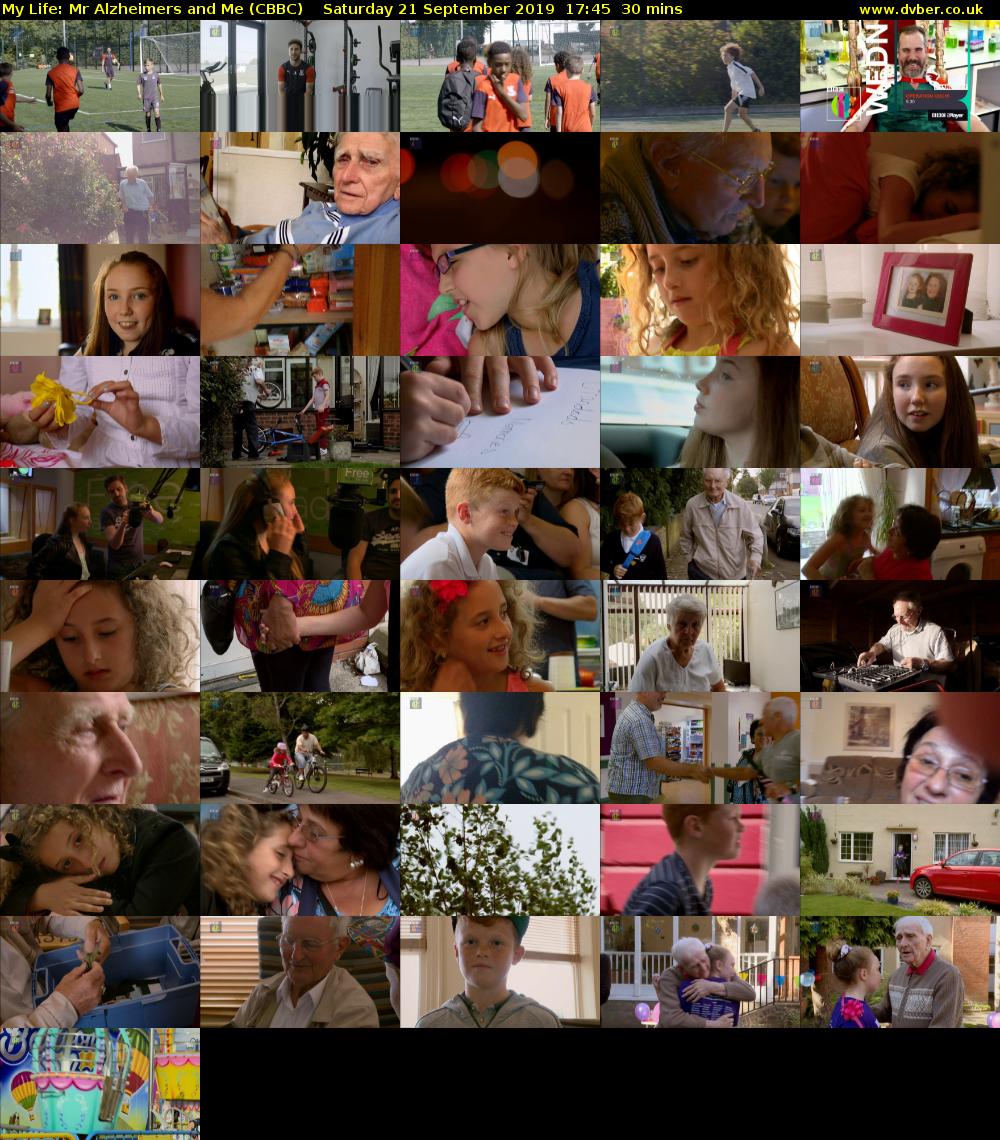 My Life: Mr Alzheimers and Me (CBBC) Saturday 21 September 2019 17:45 - 18:15
