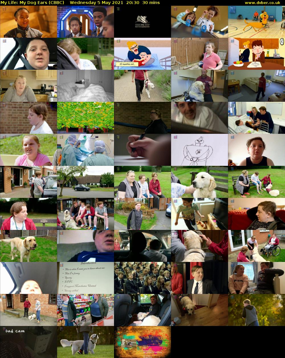 My Life: My Dog Ears (CBBC) Wednesday 5 May 2021 20:30 - 21:00