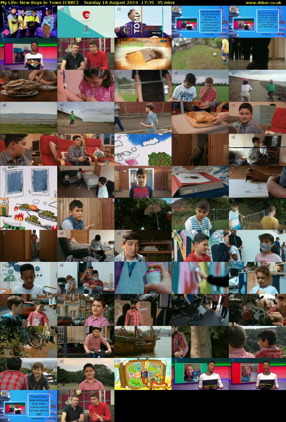 My Life: New Boys in Town (CBBC) Sunday 18 August 2019 17:35 - 18:10