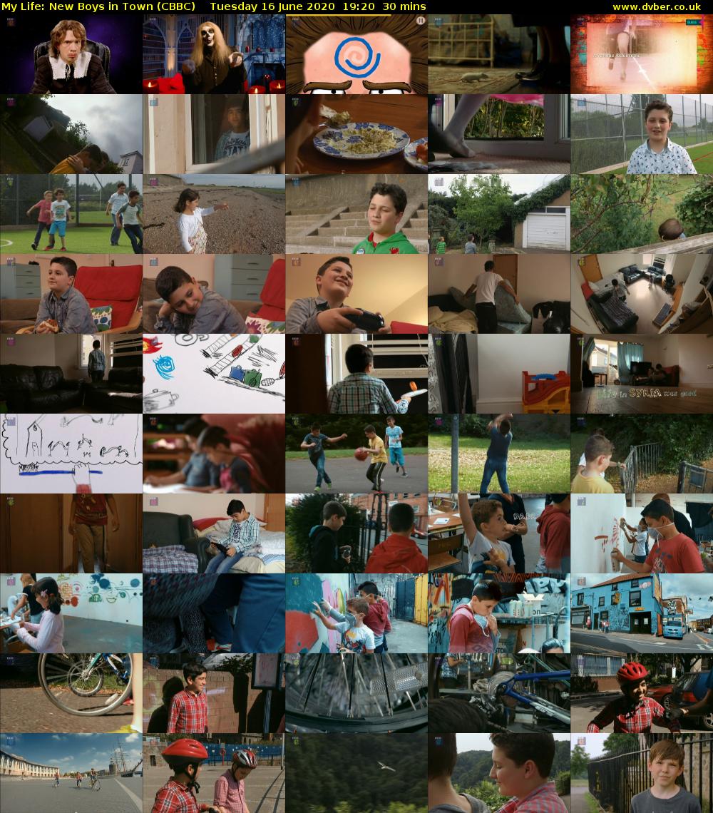 My Life: New Boys in Town (CBBC) Tuesday 16 June 2020 19:20 - 19:50