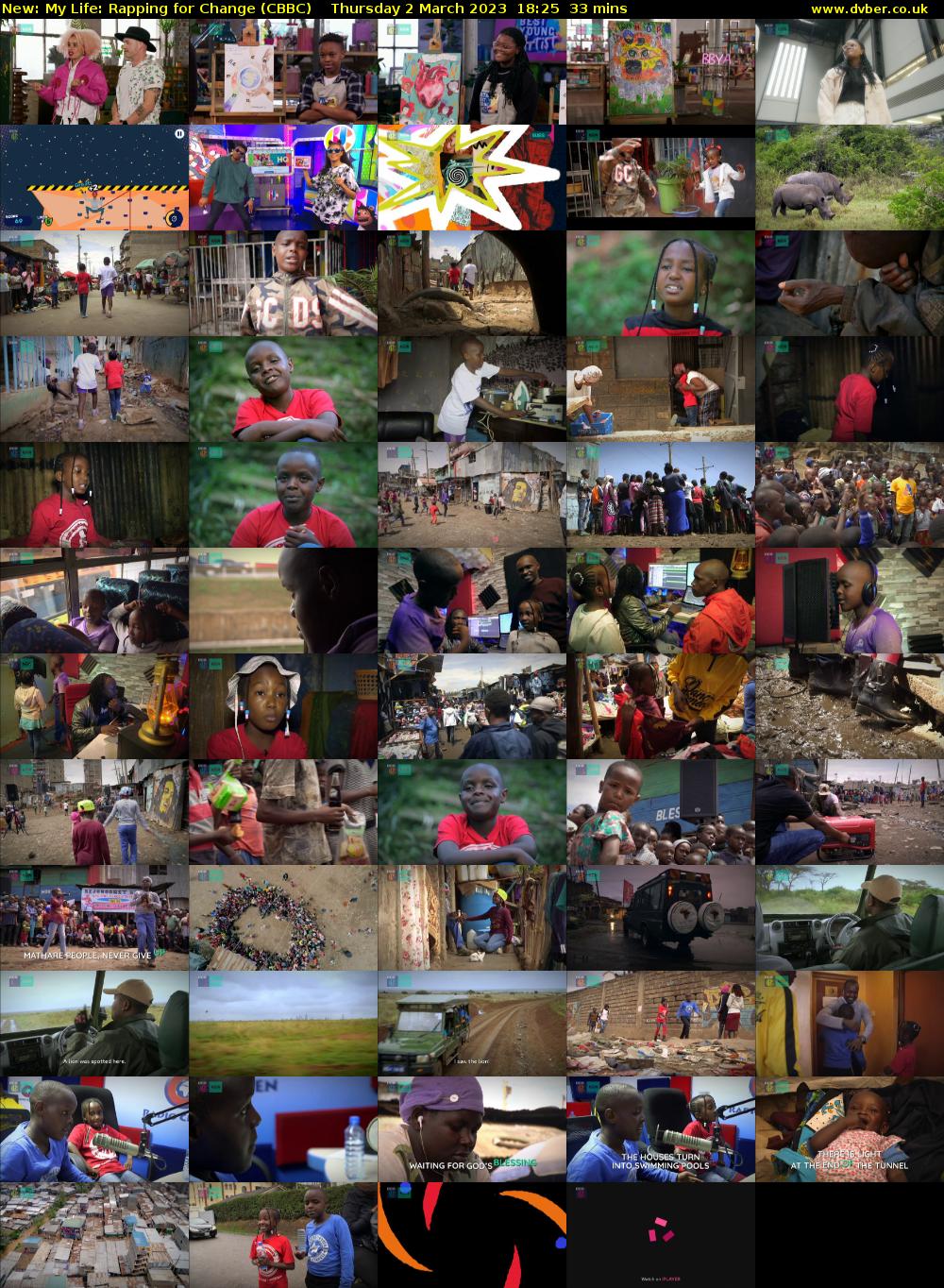 My Life: Rapping for Change (CBBC) Thursday 2 March 2023 18:25 - 18:58