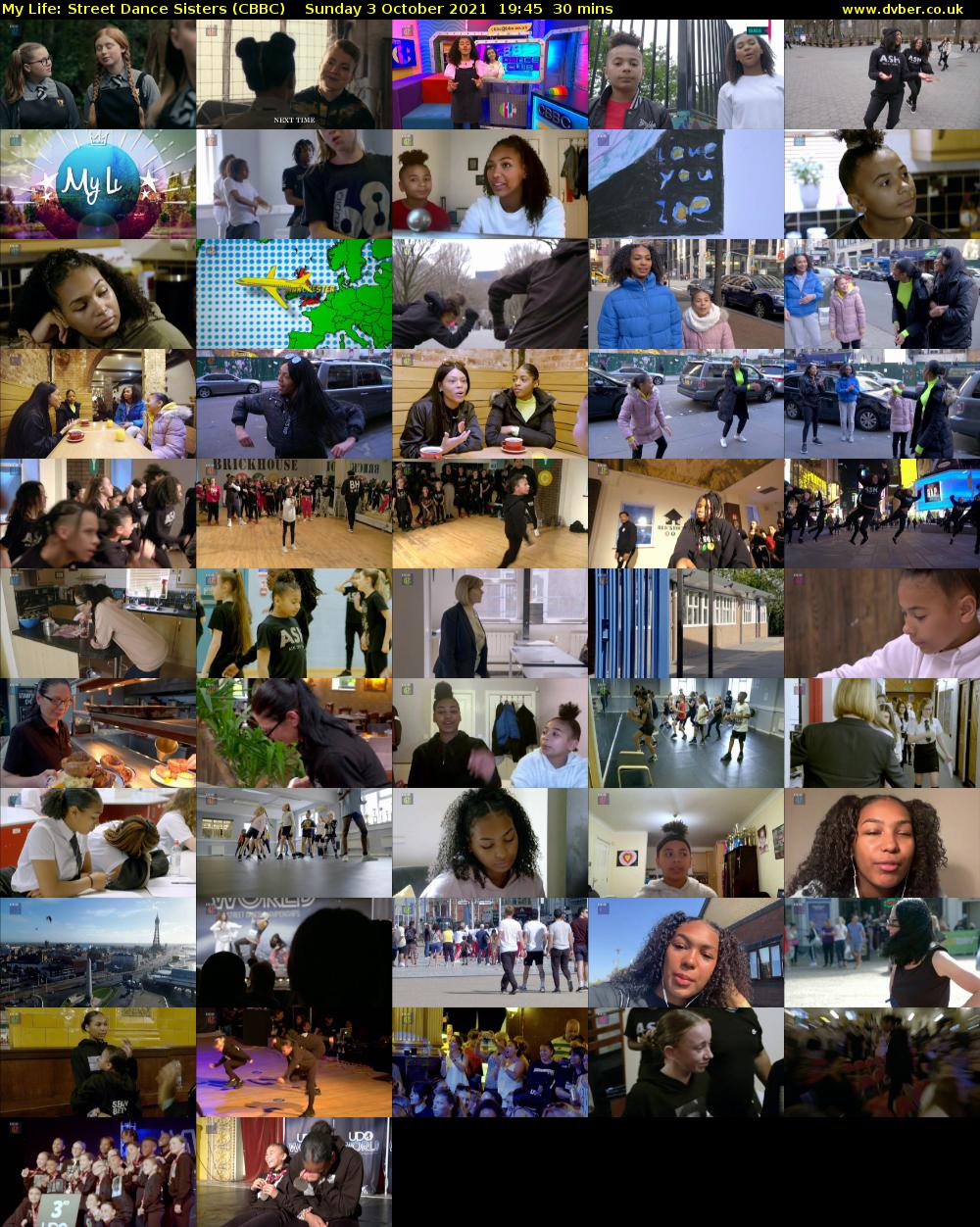 My Life: Street Dance Sisters (CBBC) Sunday 3 October 2021 19:45 - 20:15