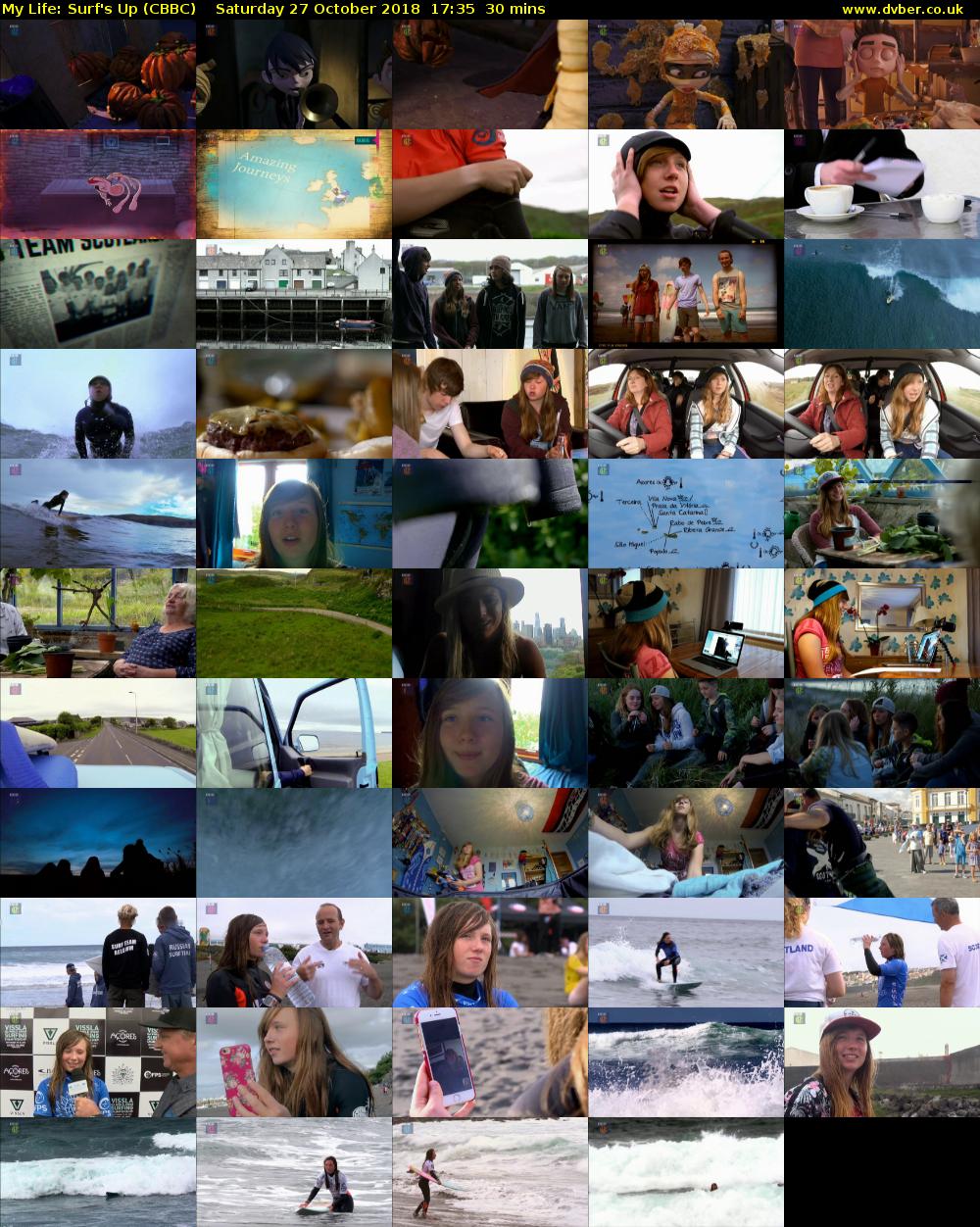 My Life: Surf's Up (CBBC) Saturday 27 October 2018 17:35 - 18:05