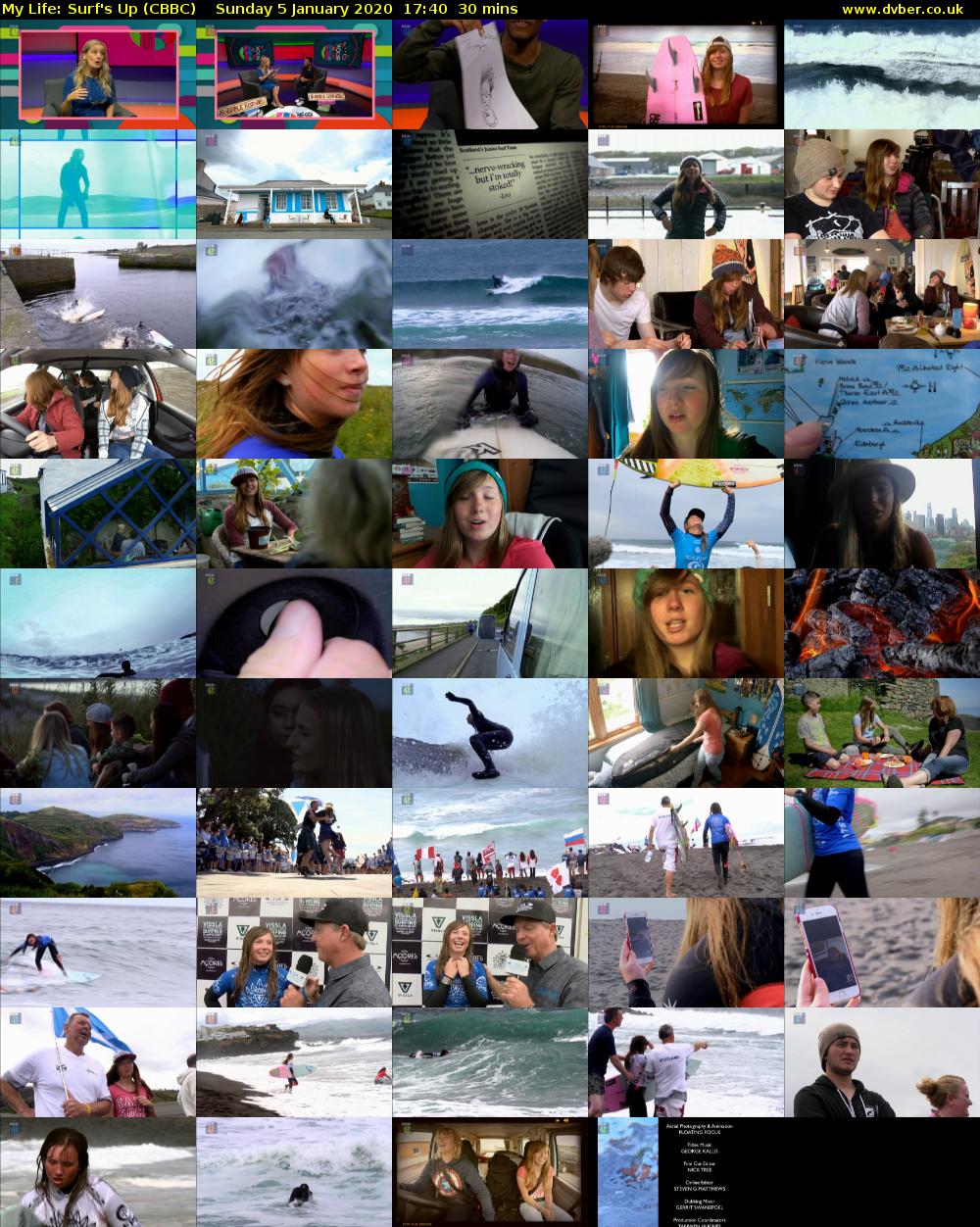 My Life: Surf's Up (CBBC) Sunday 5 January 2020 17:40 - 18:10