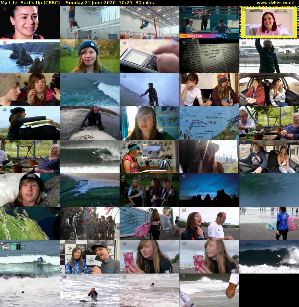 My Life: Surf's Up (CBBC) Sunday 21 June 2020 10:25 - 10:55