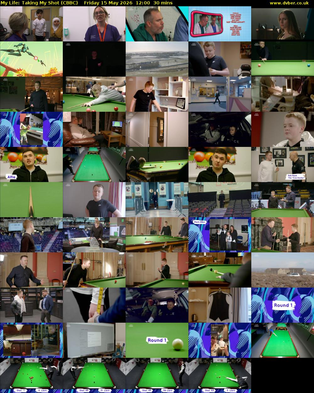 My Life: Taking My Shot (CBBC) Friday 15 May 2026 12:00 - 12:30