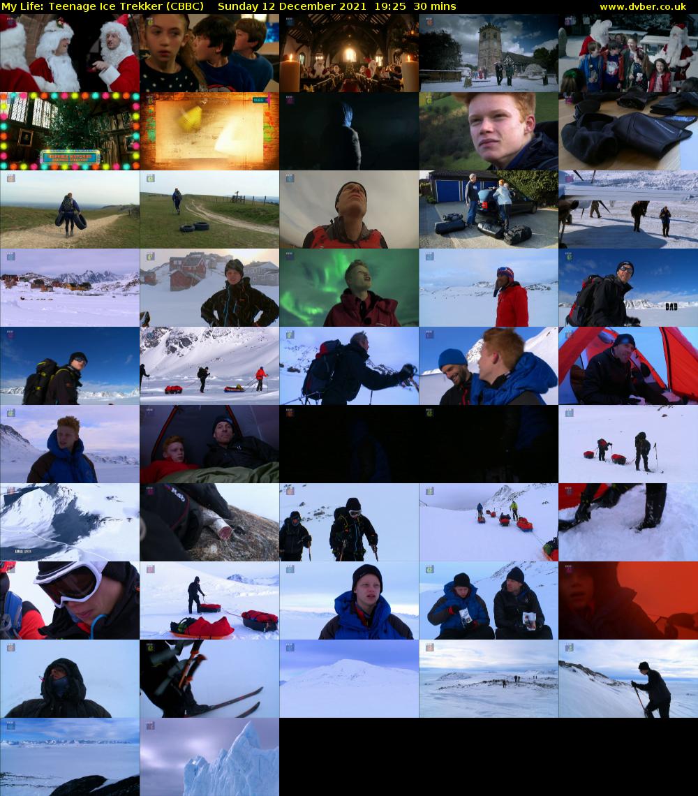 My Life: Teenage Ice Trekker (CBBC) Sunday 12 December 2021 19:25 - 19:55