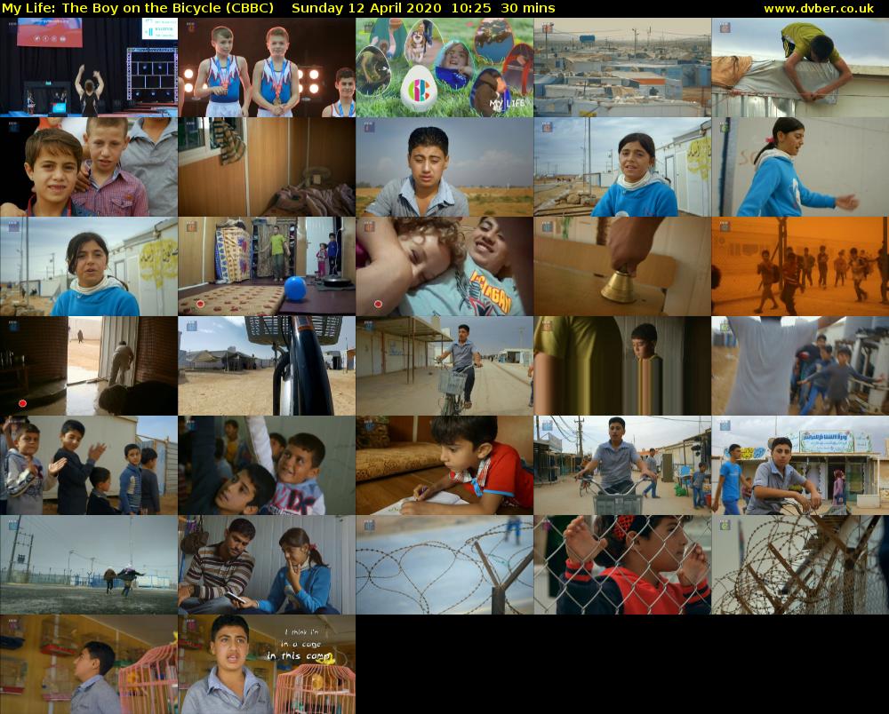 My Life: The Boy on the Bicycle (CBBC) Sunday 12 April 2020 10:25 - 10:55