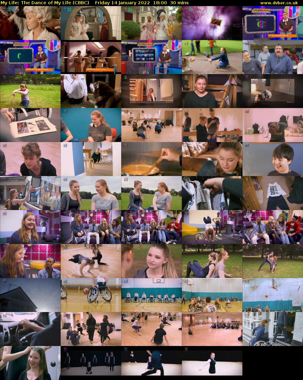My Life: The Dance of My Life (CBBC) Friday 14 January 2022 18:00 - 18:30