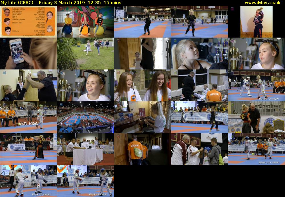 My Life (CBBC) Friday 8 March 2019 12:35 - 12:50