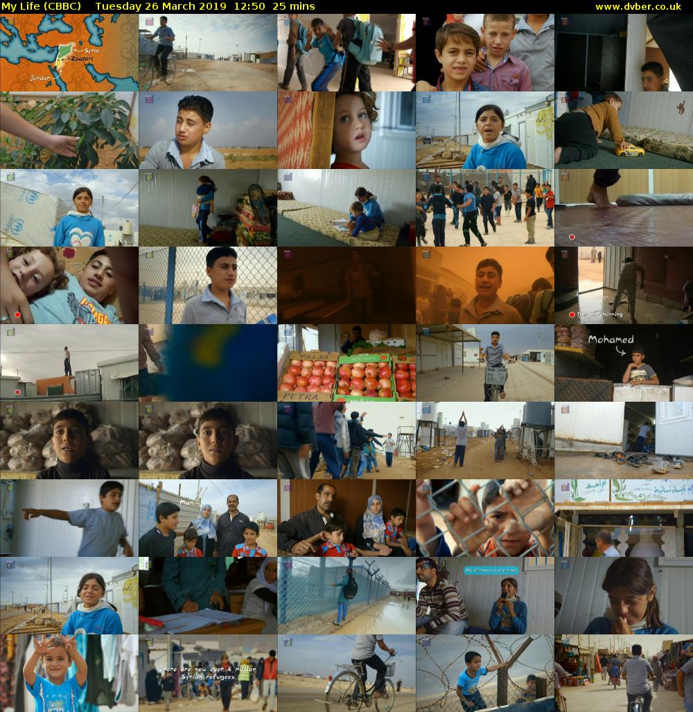 My Life (CBBC) Tuesday 26 March 2019 12:50 - 13:15