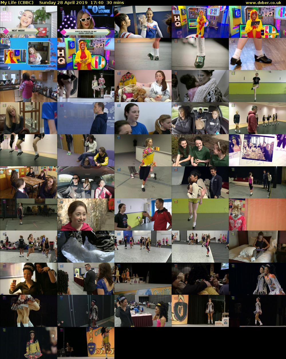 My Life (CBBC) Sunday 28 April 2019 17:40 - 18:10