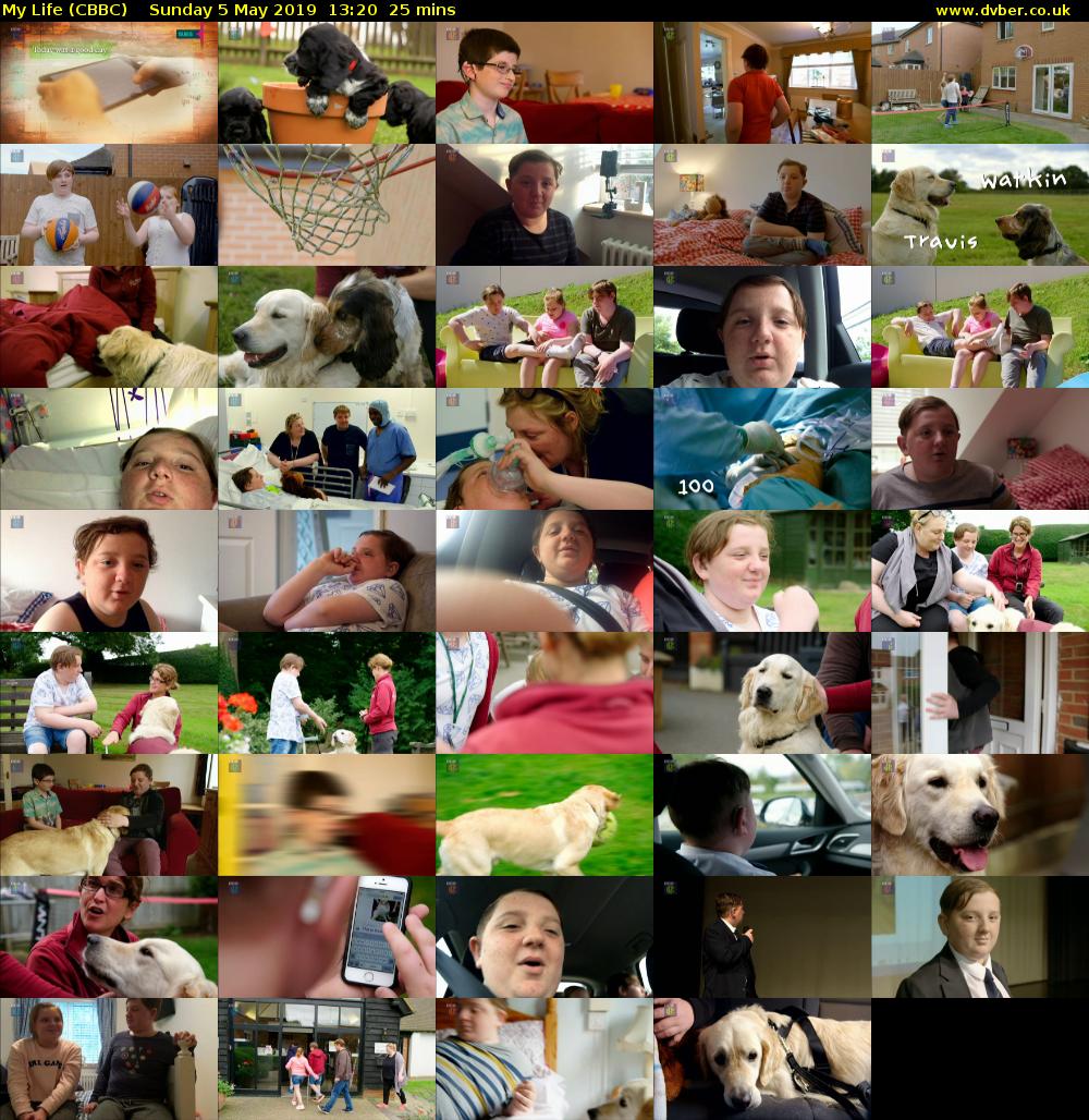 My Life (CBBC) Sunday 5 May 2019 13:20 - 13:45