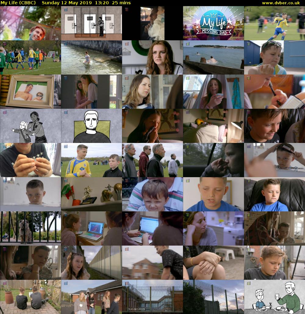 My Life (CBBC) Sunday 12 May 2019 13:20 - 13:45