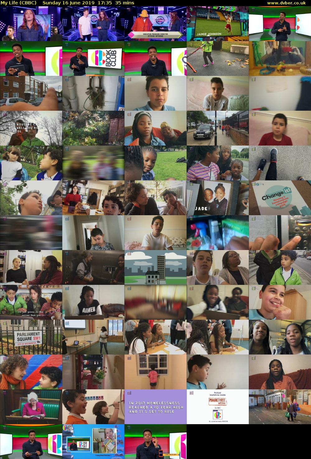 My Life (CBBC) Sunday 16 June 2019 17:35 - 18:10