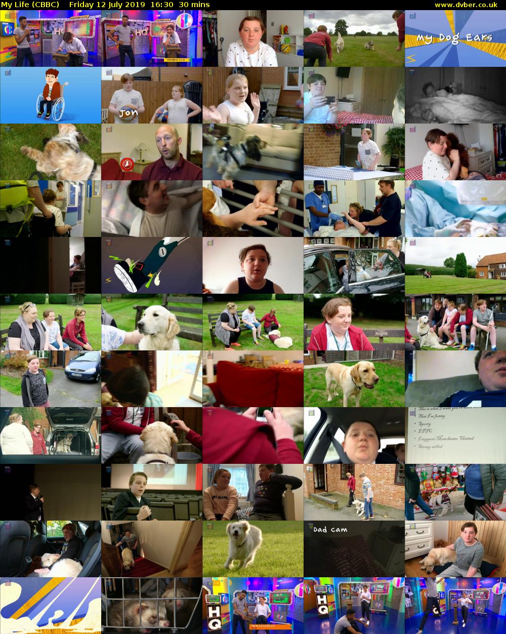My Life (CBBC) Friday 12 July 2019 16:30 - 17:00