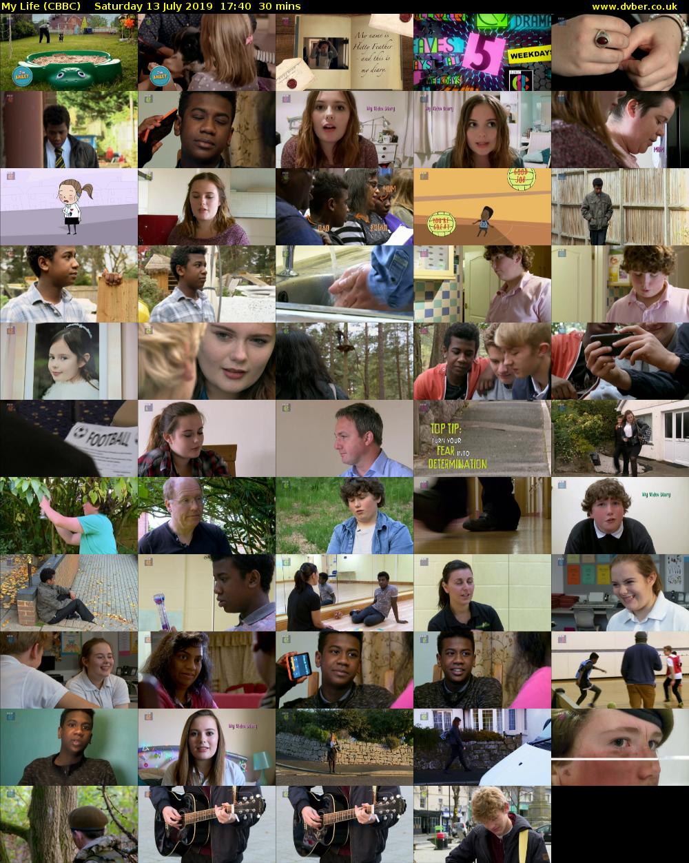 My Life (CBBC) Saturday 13 July 2019 17:40 - 18:10