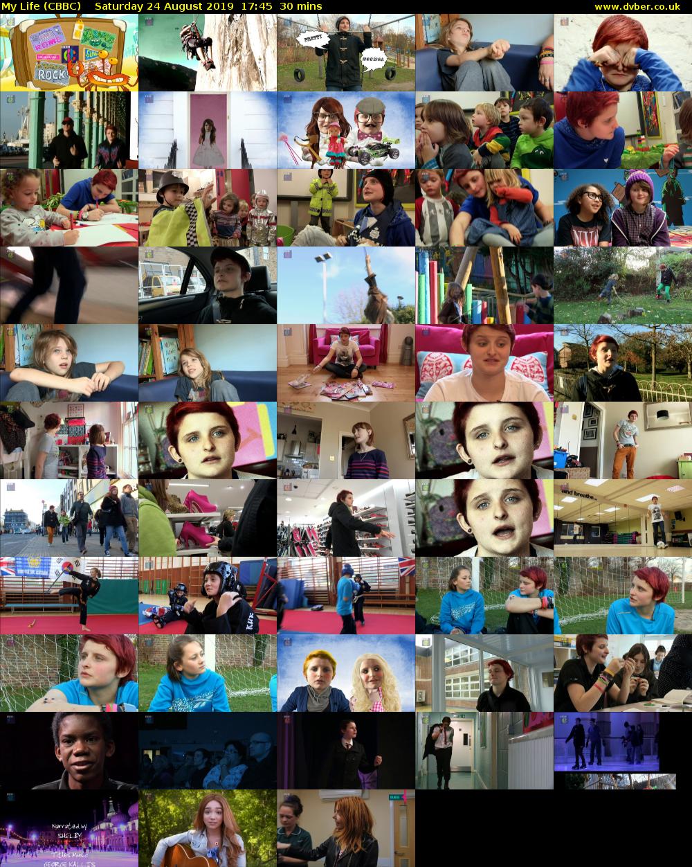 My Life (CBBC) Saturday 24 August 2019 17:45 - 18:15