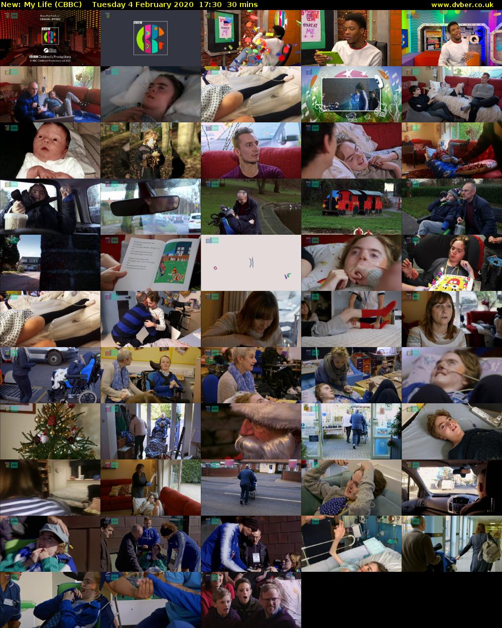 My Life (CBBC) Tuesday 4 February 2020 17:30 - 18:00