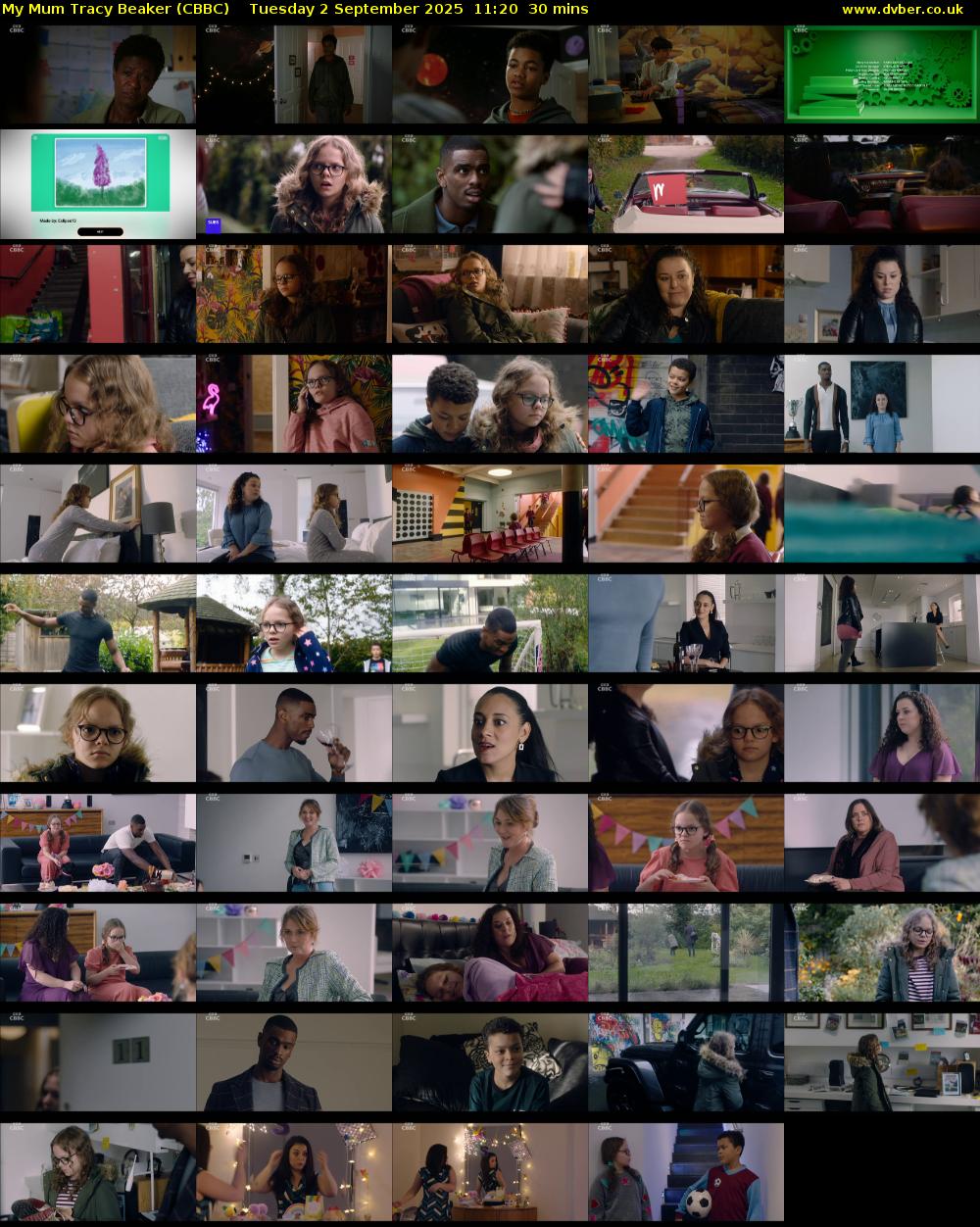 My Mum Tracy Beaker (CBBC) Tuesday 2 September 2025 11:20 - 11:50