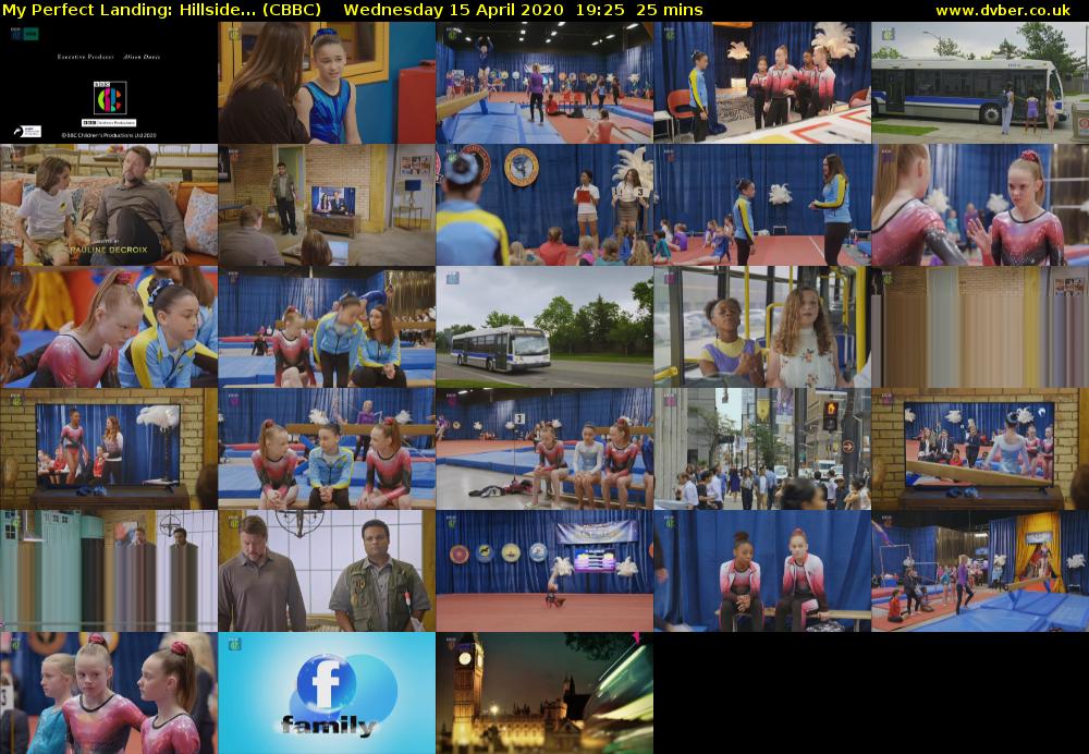 My Perfect Landing: Hillside... (CBBC) Wednesday 15 April 2020 19:25 - 19:50