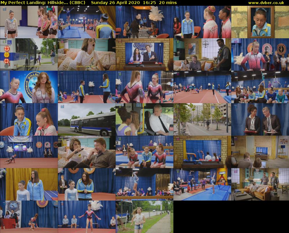 My Perfect Landing: Hillside... (CBBC) Sunday 26 April 2020 16:25 - 16:45