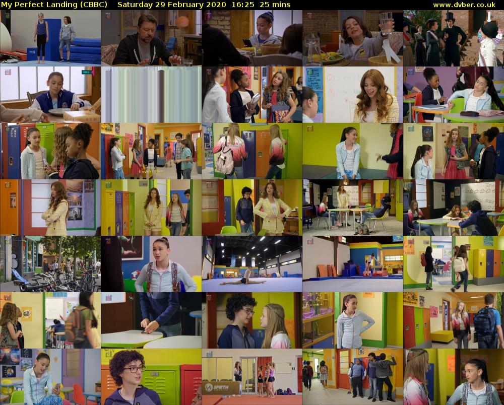 My Perfect Landing (CBBC) Saturday 29 February 2020 16:25 - 16:50