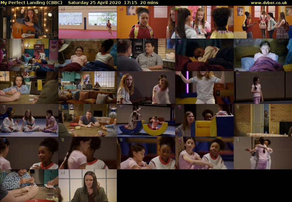My Perfect Landing (CBBC) Saturday 25 April 2020 17:15 - 17:35