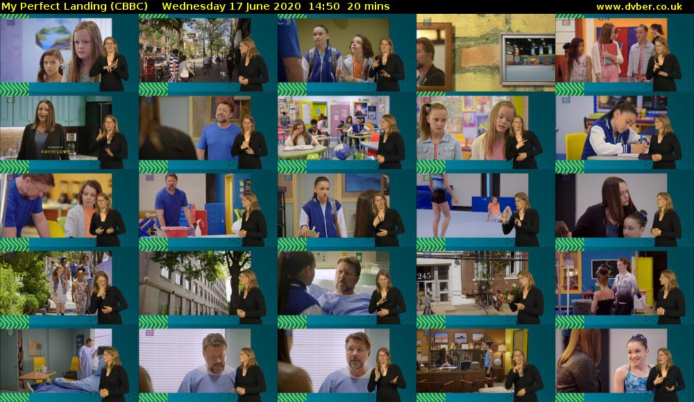 My Perfect Landing (CBBC) Wednesday 17 June 2020 14:50 - 15:10
