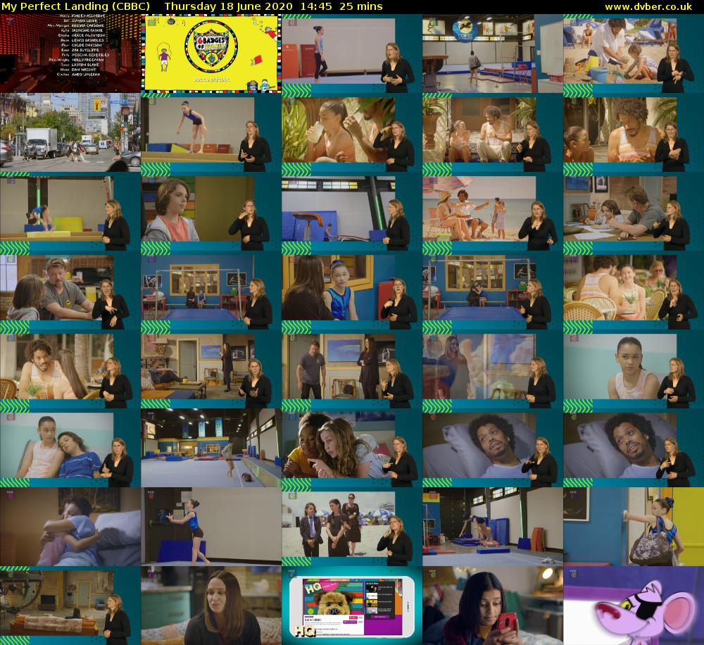 My Perfect Landing (CBBC) Thursday 18 June 2020 14:45 - 15:10
