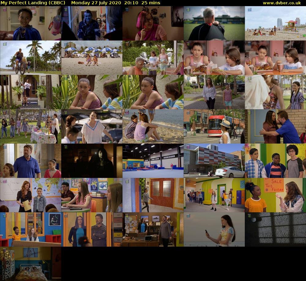 My Perfect Landing (CBBC) Monday 27 July 2020 20:10 - 20:35