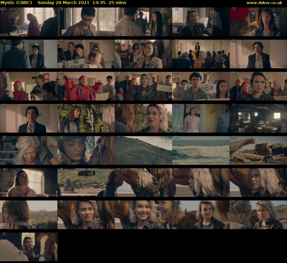 Mystic (CBBC) Sunday 28 March 2021 14:45 - 15:10