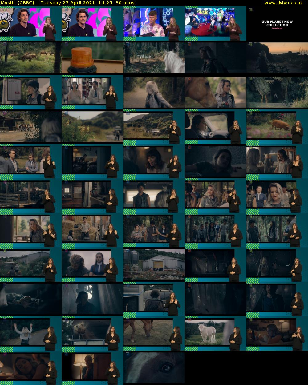 Mystic (CBBC) Tuesday 27 April 2021 14:25 - 14:55