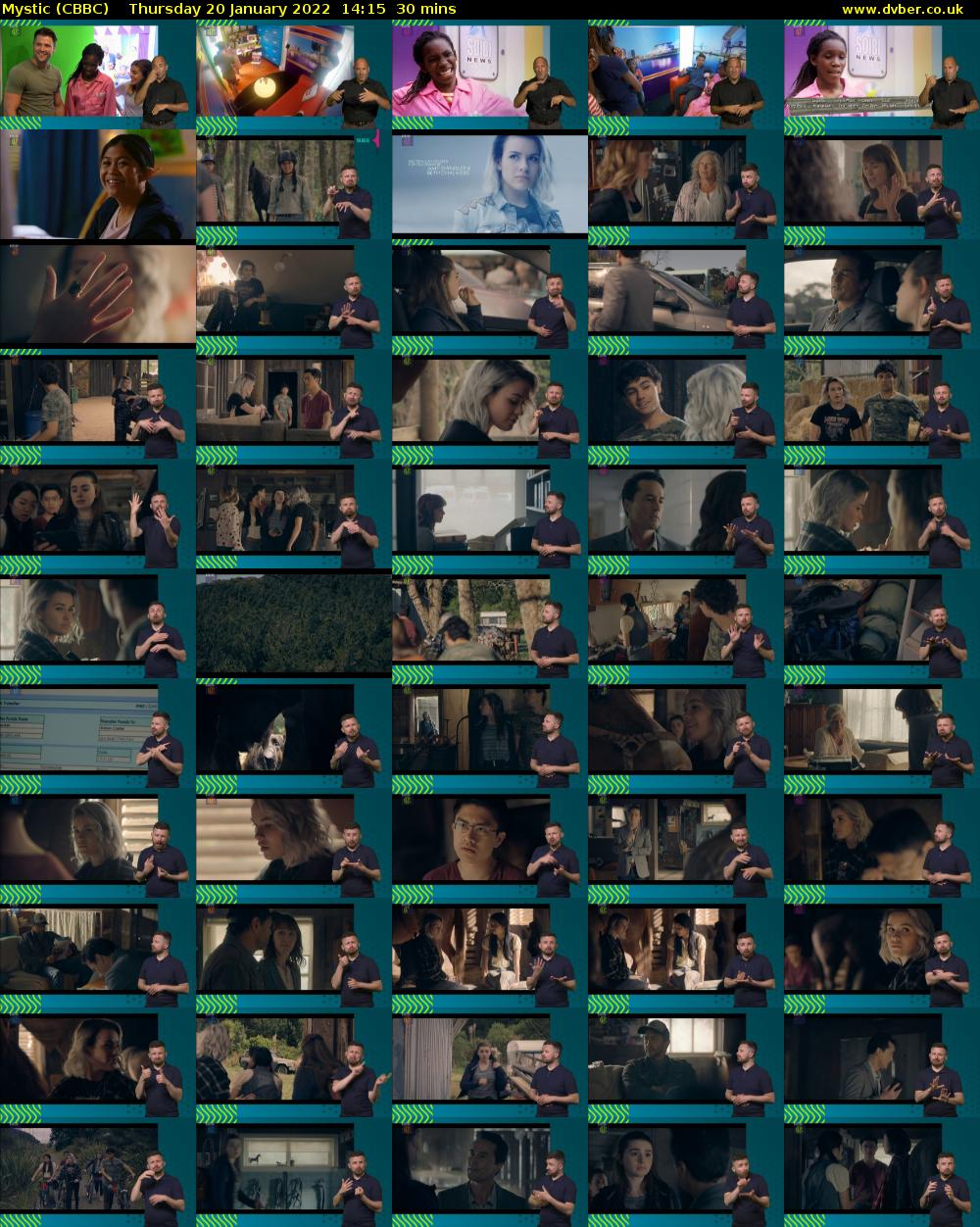 Mystic (CBBC) Thursday 20 January 2022 14:15 - 14:45