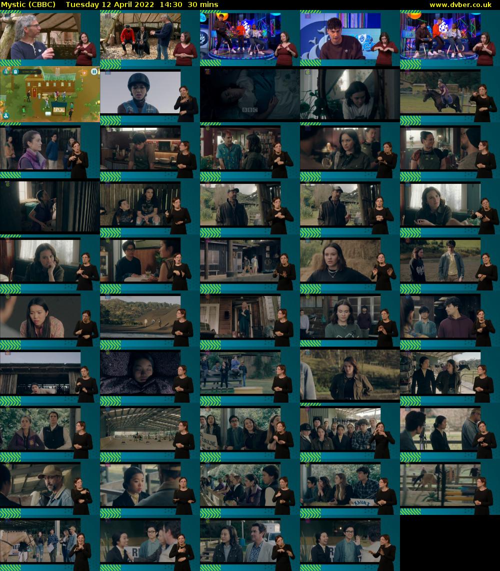 Mystic (CBBC) Tuesday 12 April 2022 14:30 - 15:00