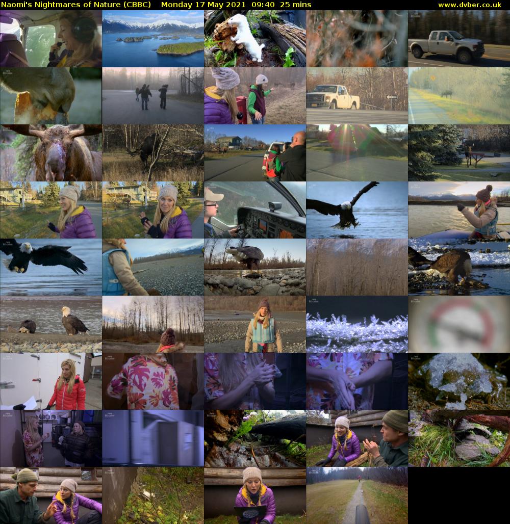 Naomi's Nightmares of Nature (CBBC) Monday 17 May 2021 09:40 - 10:05