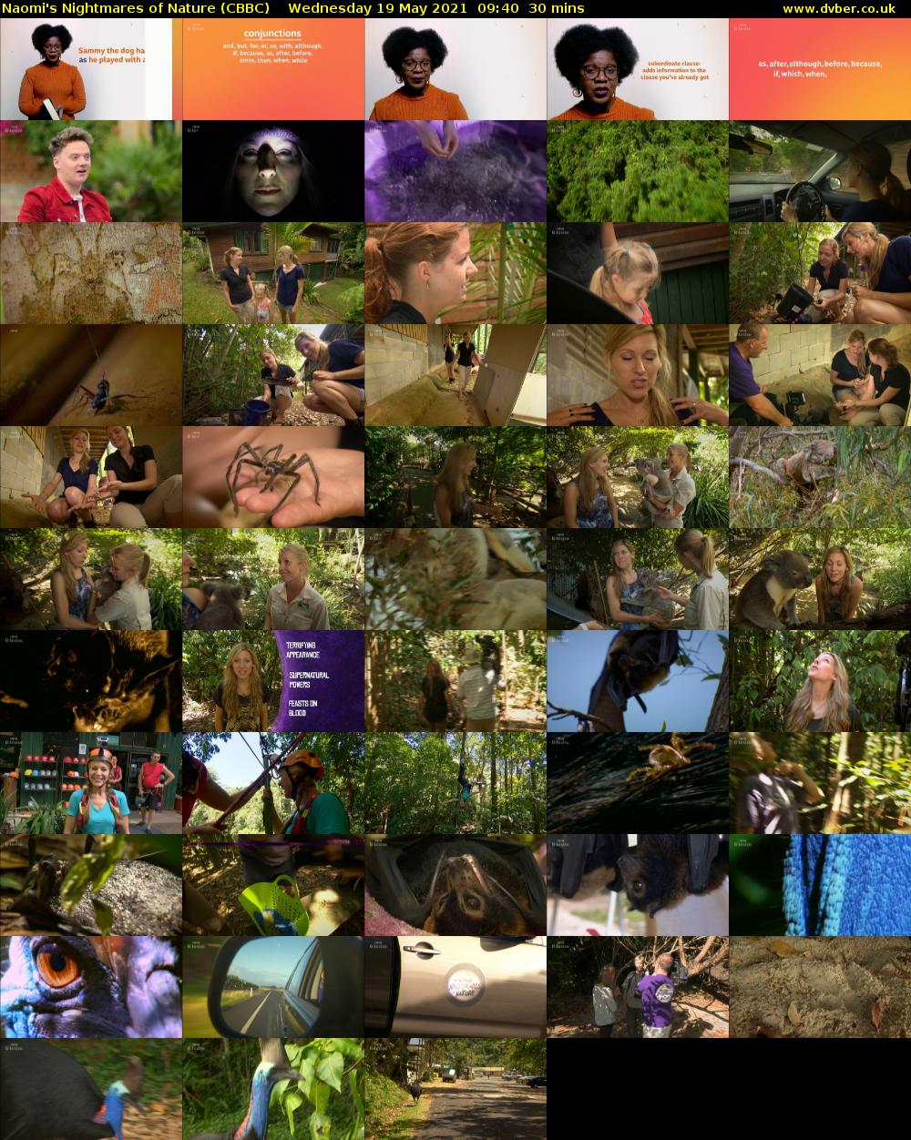 Naomi's Nightmares of Nature (CBBC) Wednesday 19 May 2021 09:40 - 10:10