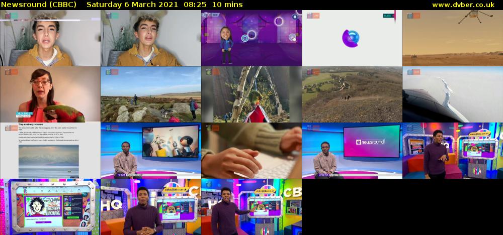 Newsround (CBBC) Saturday 6 March 2021 08:25 - 08:35