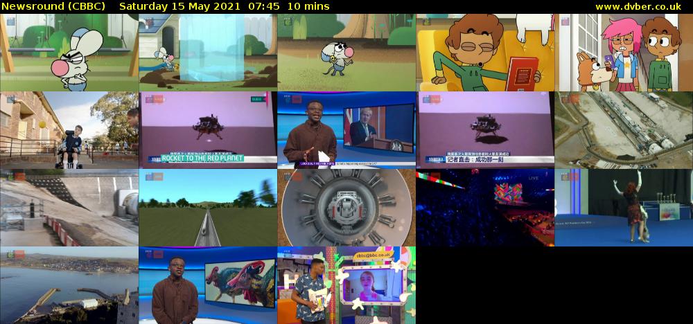 Newsround (CBBC) Saturday 15 May 2021 07:45 - 07:55