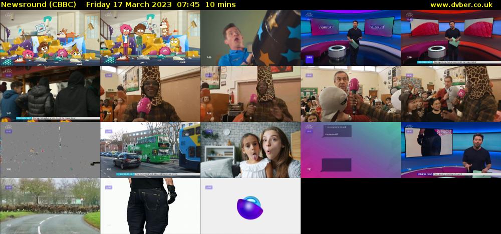 Newsround (CBBC) Friday 17 March 2023 07:45 - 07:55