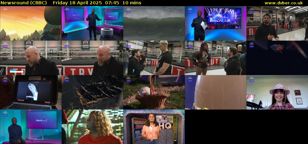 Newsround (CBBC) Friday 18 April 2025 07:45 - 07:55