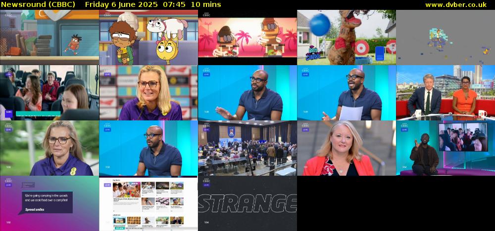 Newsround (CBBC) Friday 6 June 2025 07:45 - 07:55
